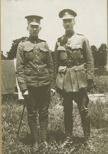 Sgt. Gordon McNally and Major Arthur McNally