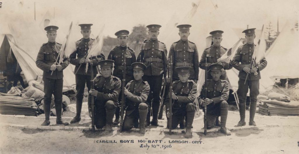 Pinkerton Boys, A Company, 160th Battalion