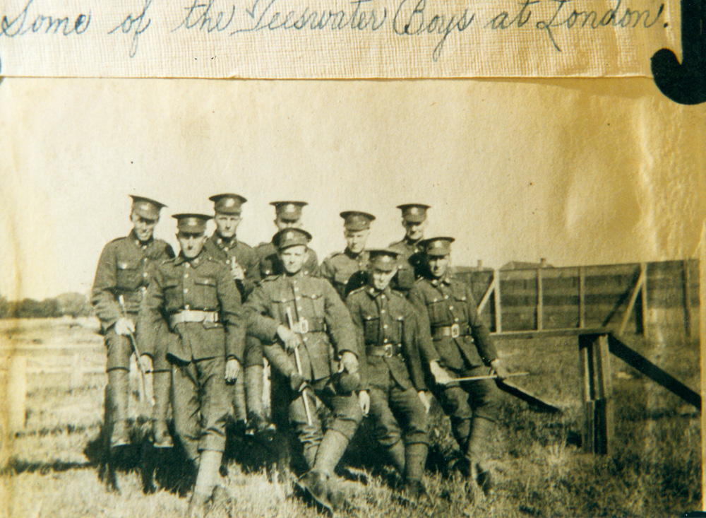 Teeswater boys, 160th Battalion