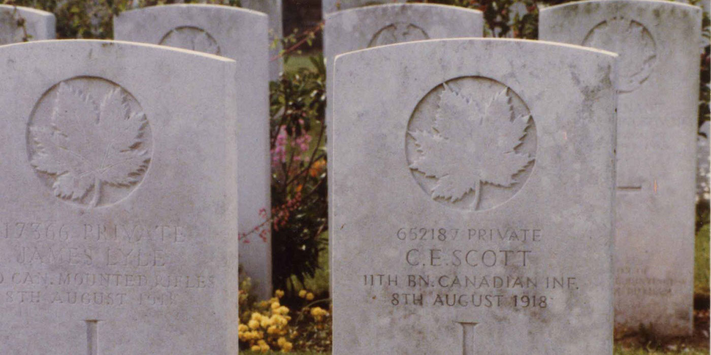 Military Cemetery gravemarkers